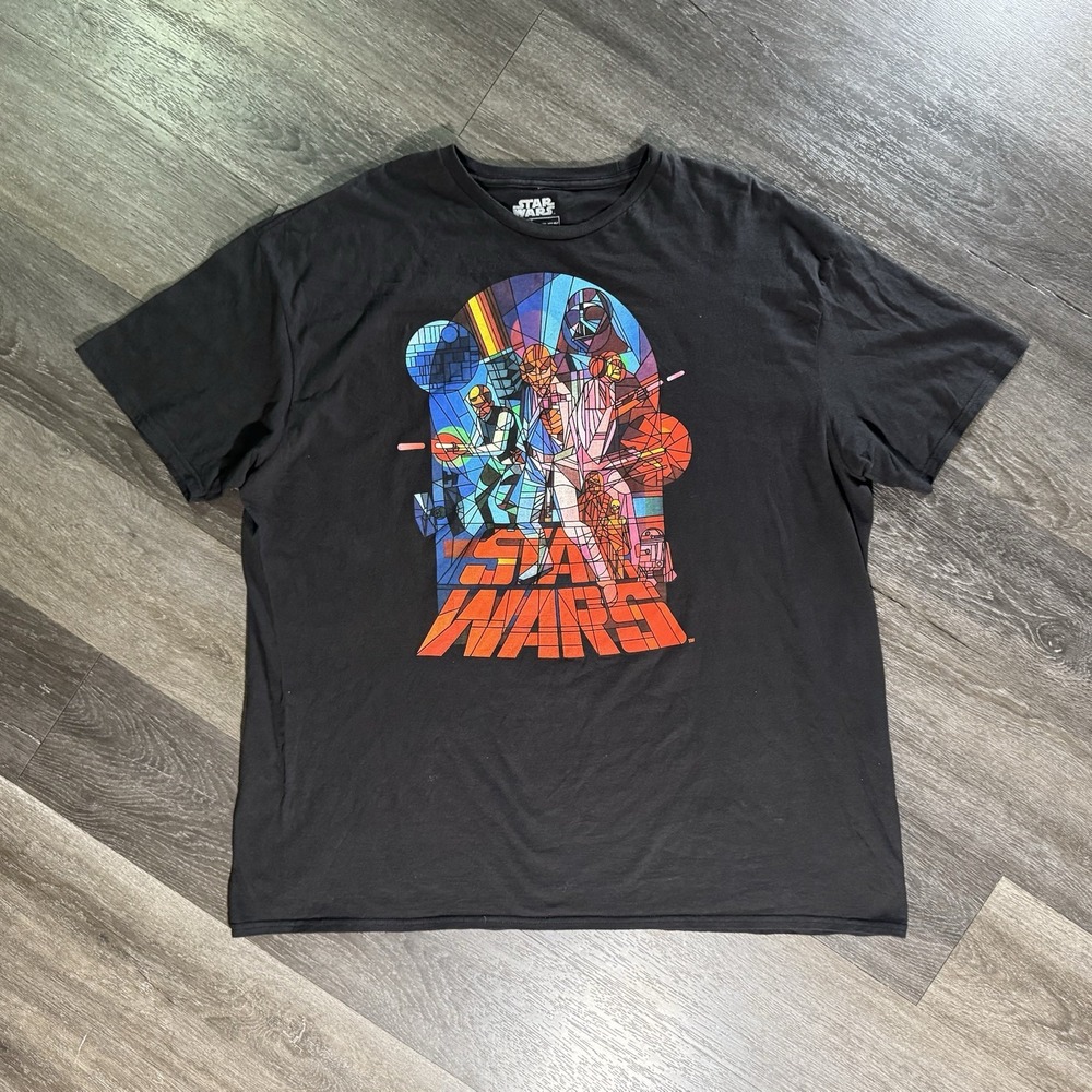Star Wars T-Shirt Unisex Extra 2XL Multicolor Comic Tribute 100% Cotton